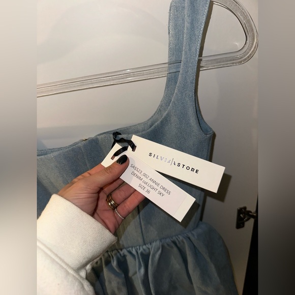 Silvia Astore Denim Annie Dress - Picture 3 of 5